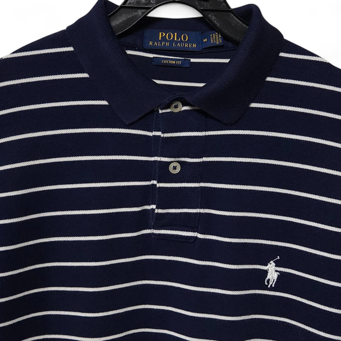 POLO 폴로 스트라이프 반팔 카라티 100 상품이미지2