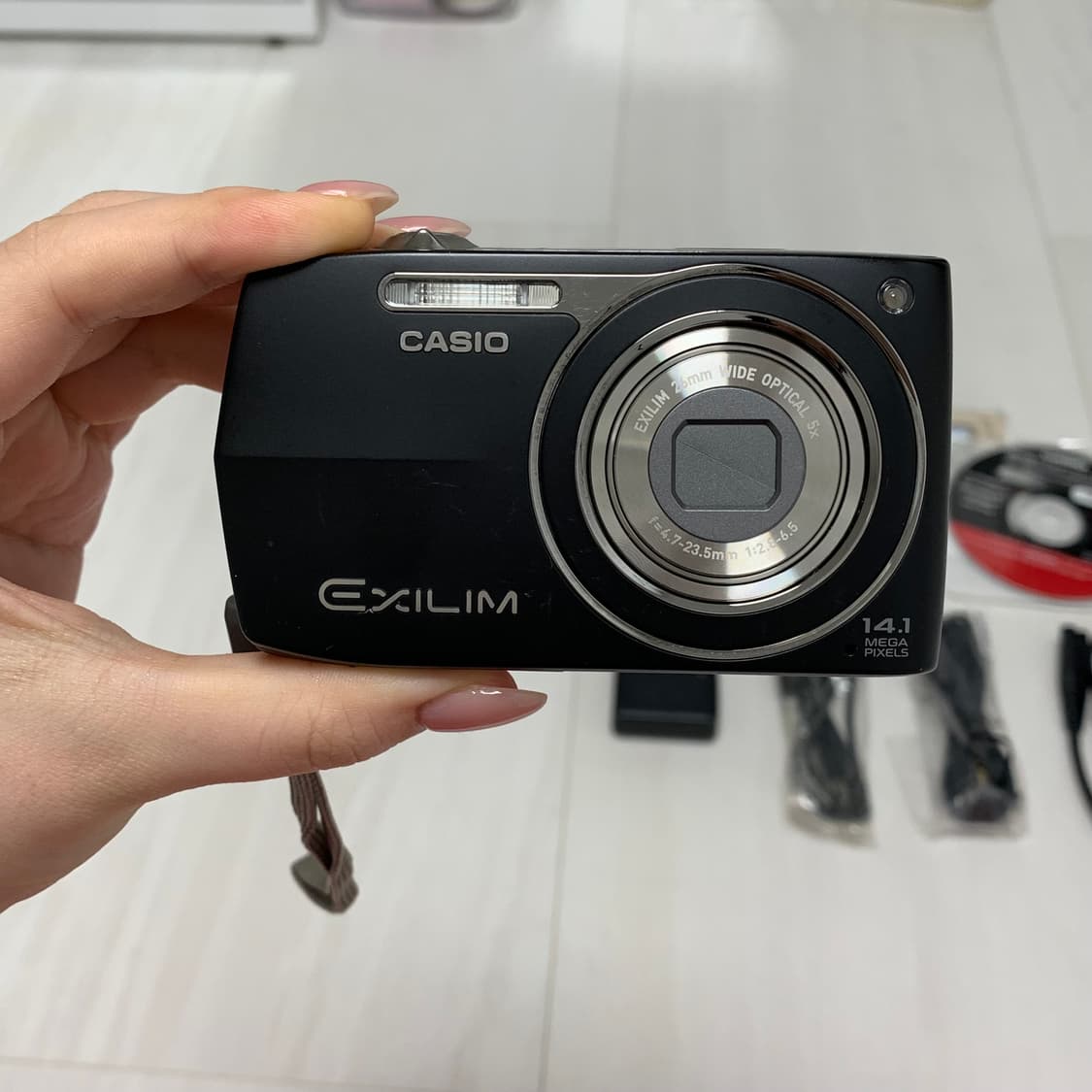 [풀박 민트급] casio ex-z2300 아일릿 모카 디카 카메라 상품이미지2