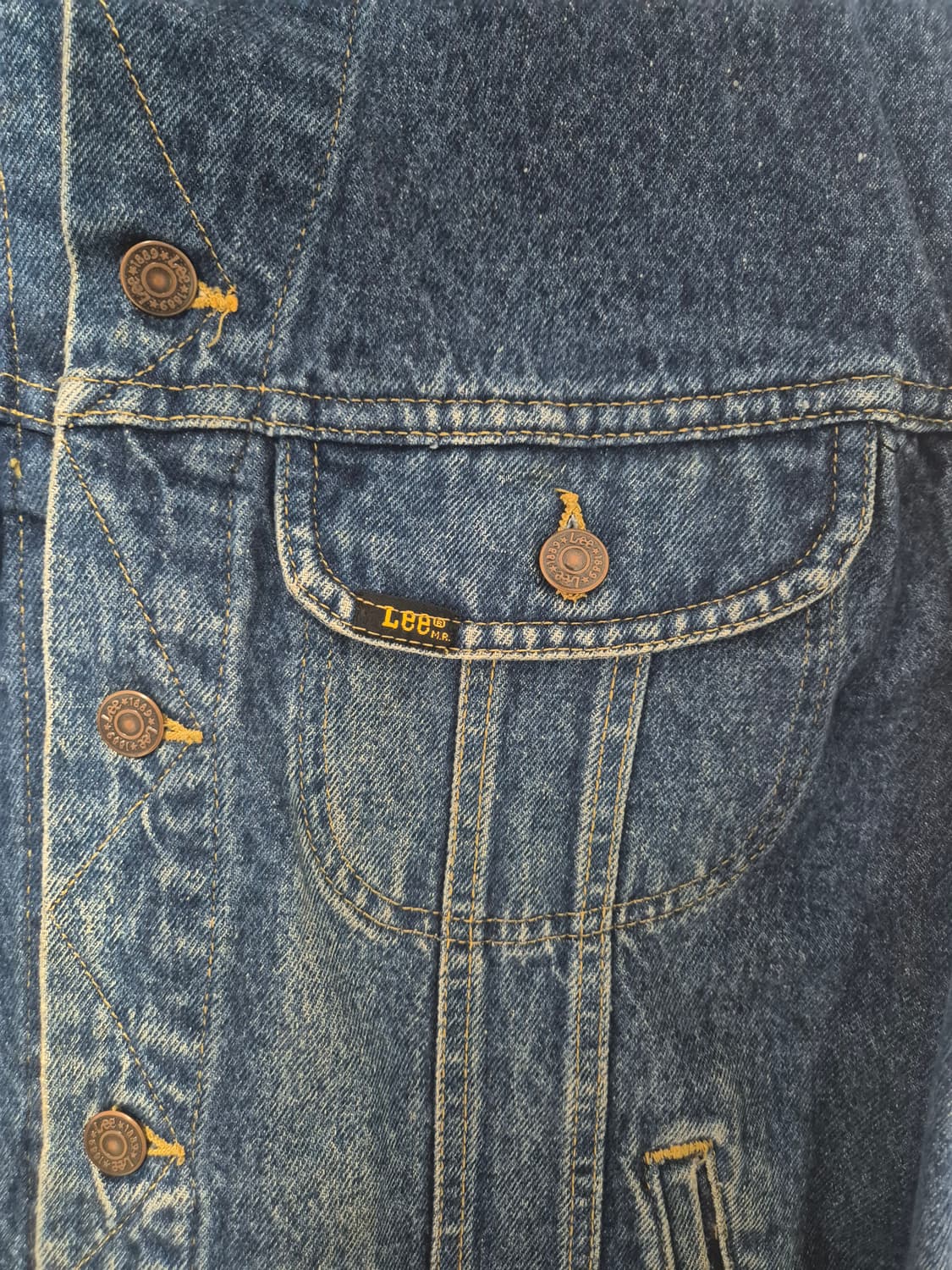 90s 빈티지 Lee 데님자켓 USA made (M) 상품이미지2