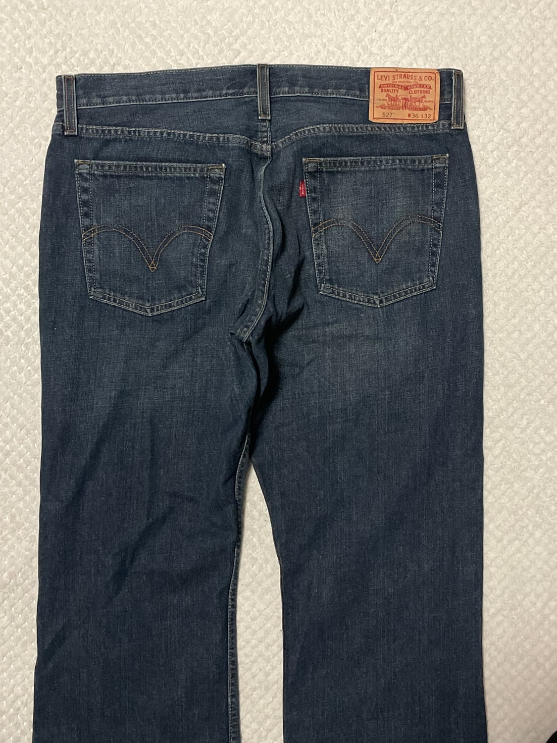 [36X32] 리바이스 527 플레어 핏 부츠컷 데님 팬츠 상품이미지6