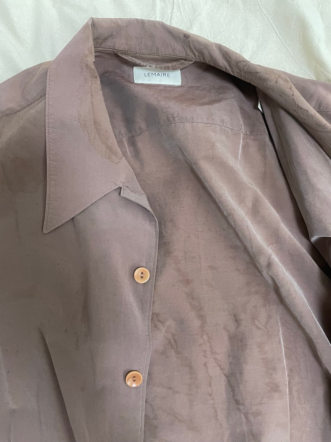 lemaire 컨버터블 셔츠 테라코타 48 상품이미지5