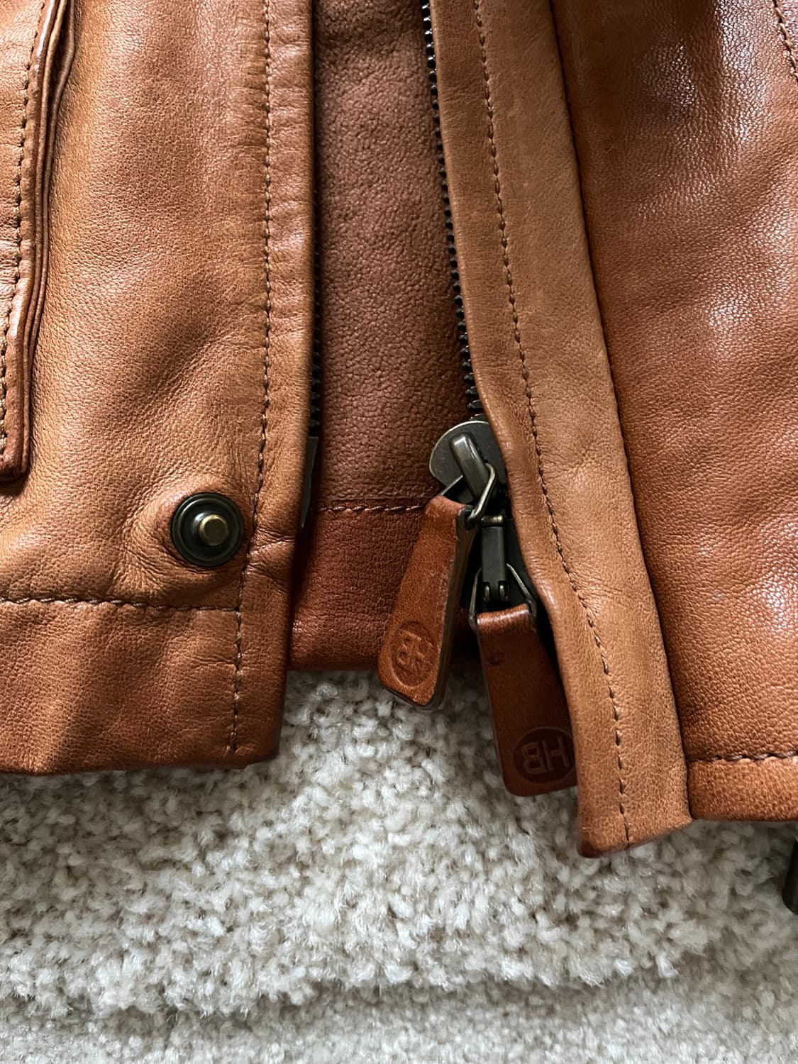 10 꼬르소꼬모 x 베르나르 아르디 램스킨 필드 자켓 브라운 (100) 상품이미지8