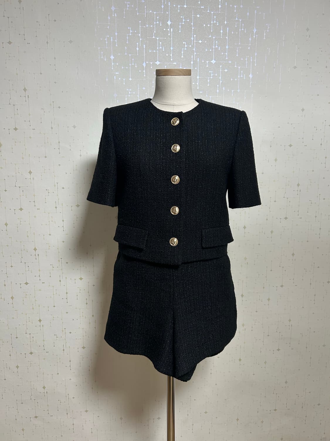 준지 트위드 반팔 셋업 -미착용새상품- 상품이미지1