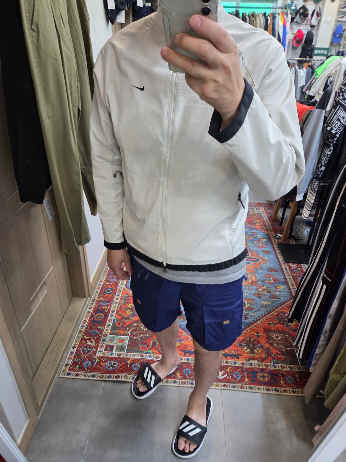 나이키 올드스쿨 골프 투웨이 집업 자켓 L 상품이미지8