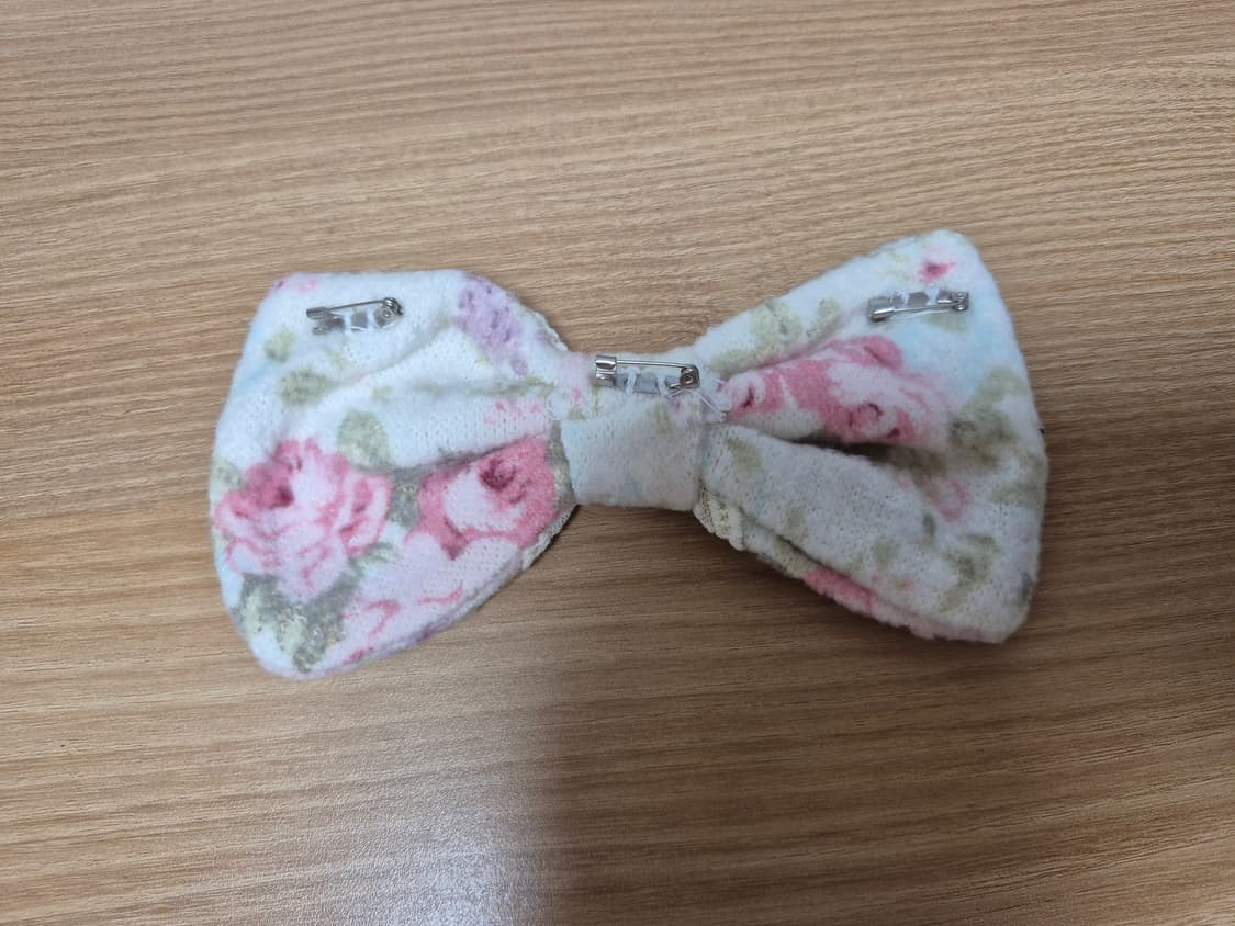 리즈리사 아이보리 리본 브로치 상품이미지3