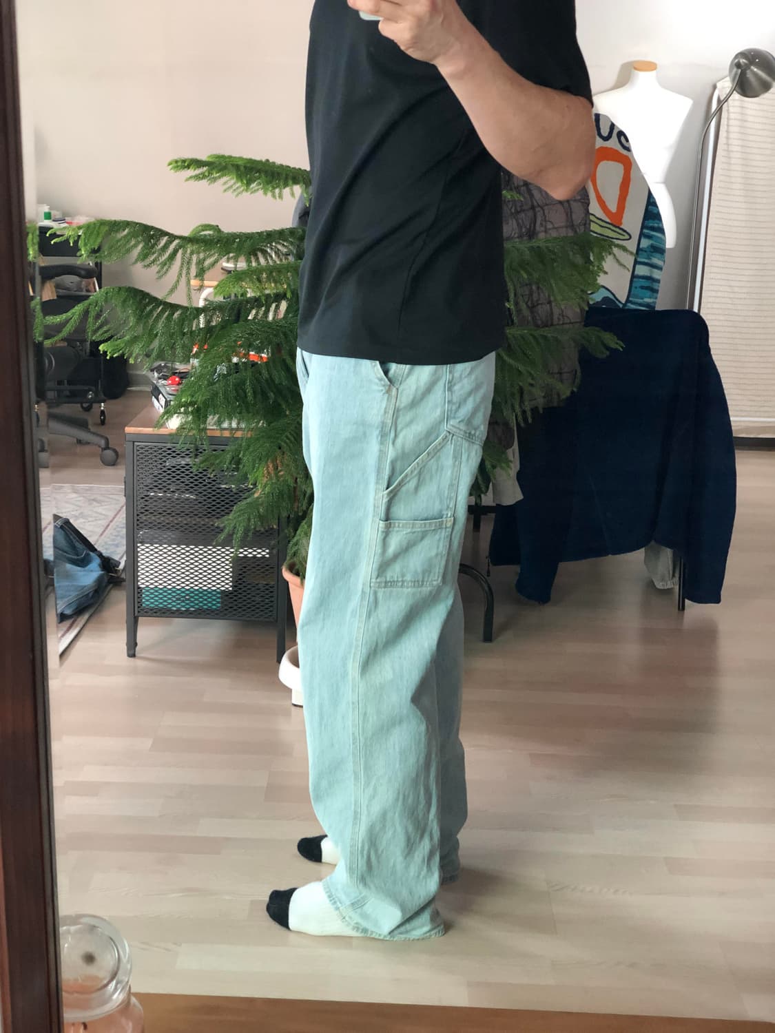 홀리스터 연청 데님 카펜터 데님 목수 바지 청바지 상품이미지4