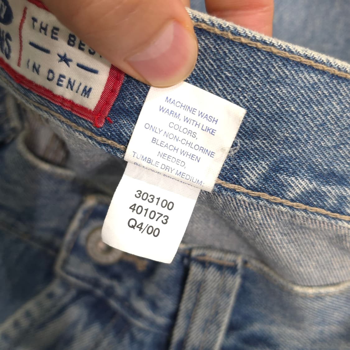 90s OLD NAVY 빈티지 데님팬츠- 30 상품이미지10