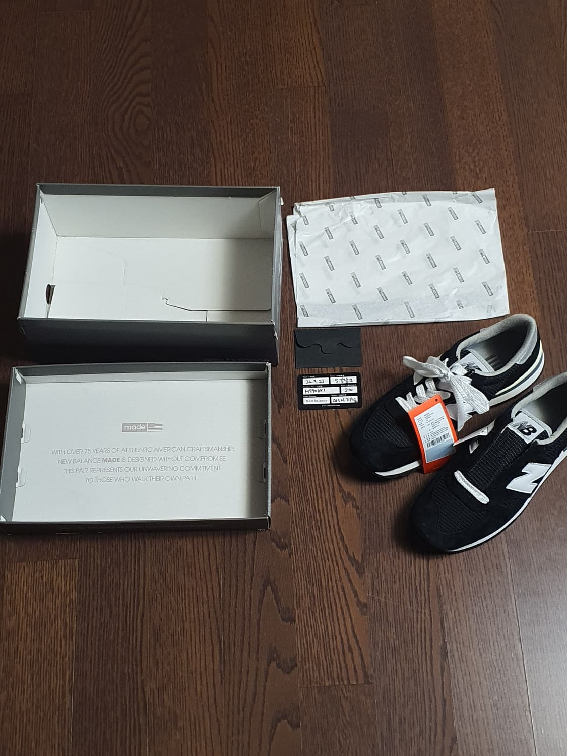 New Balance 990 V1 Black270 상품이미지1