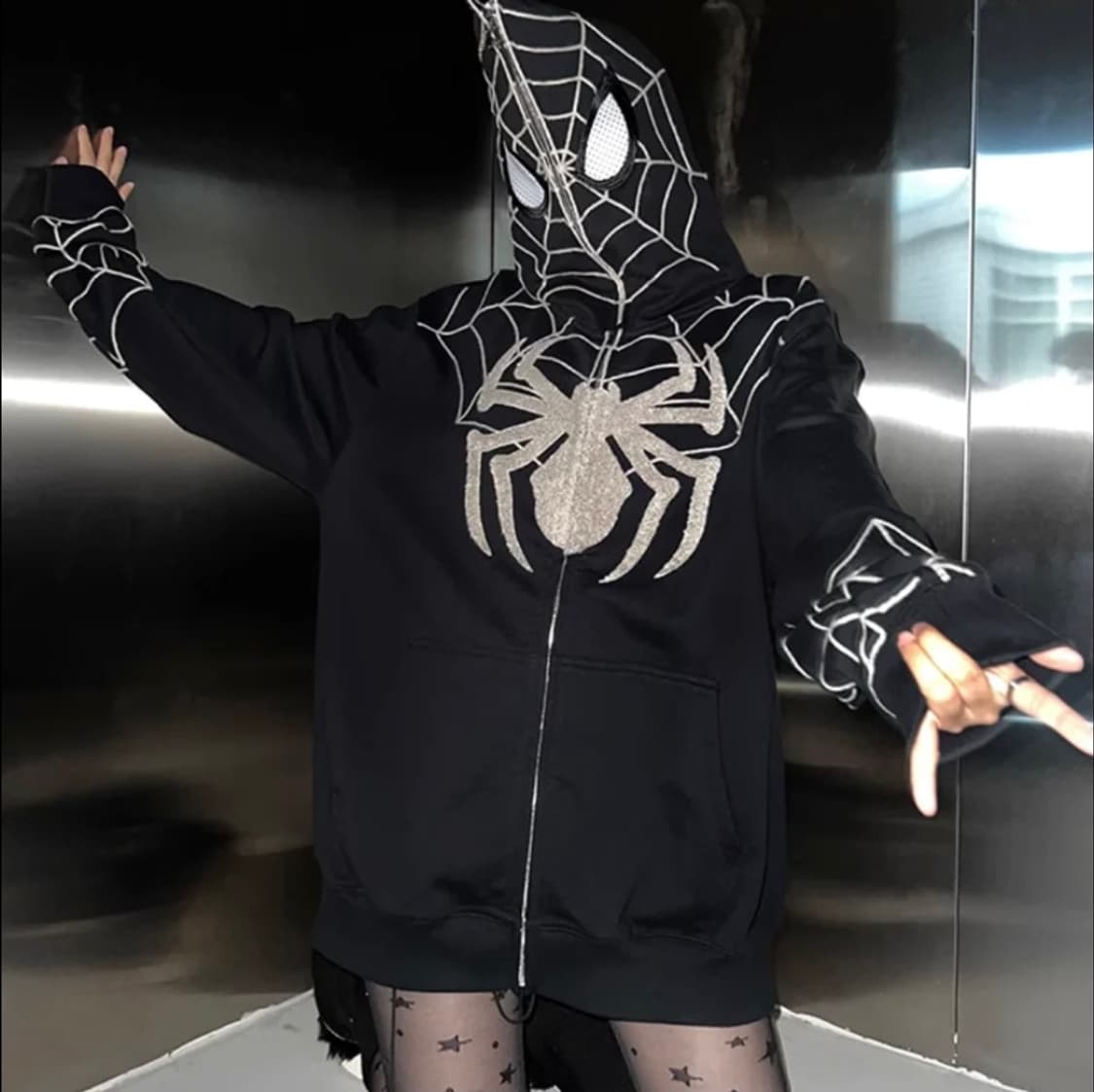 카카지 스파이더맨 후드집업 상품이미지1