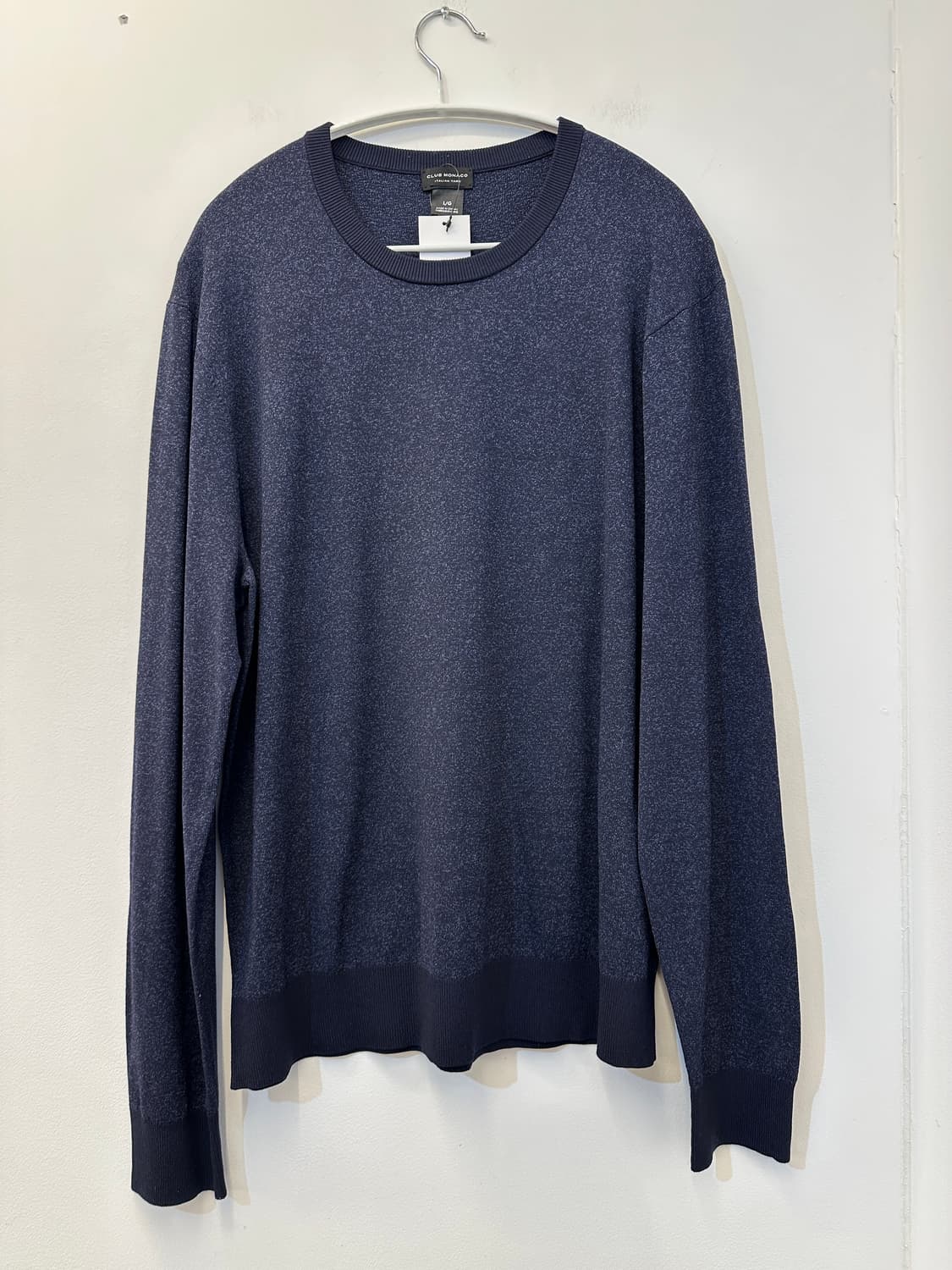 L) 클럽 모나코 네이비 얇은 라운드 티셔츠 상품이미지1