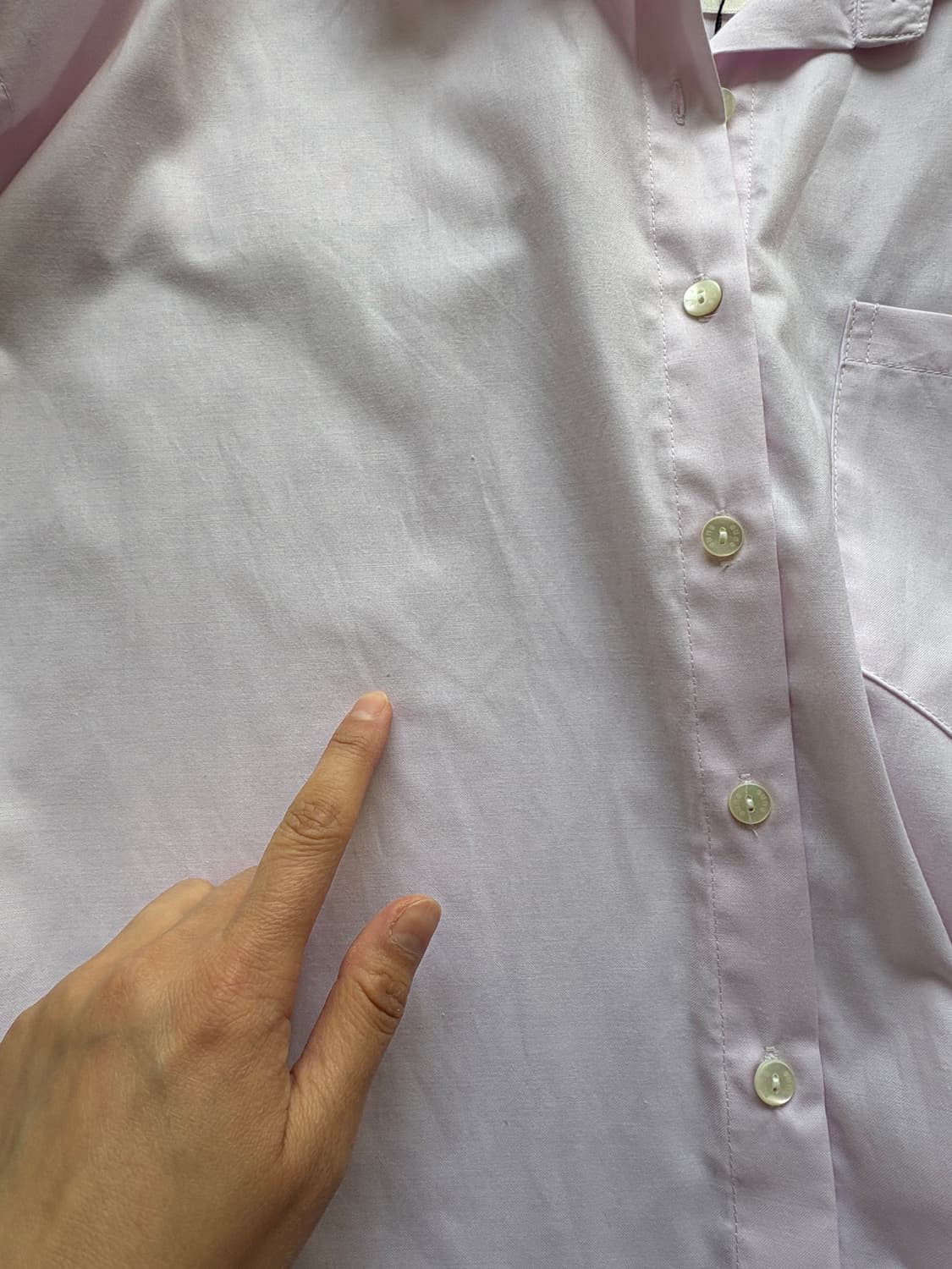 [으네 드레스] 루즈핏포켓셔츠 솜사탕 핑크 F 상품이미지10