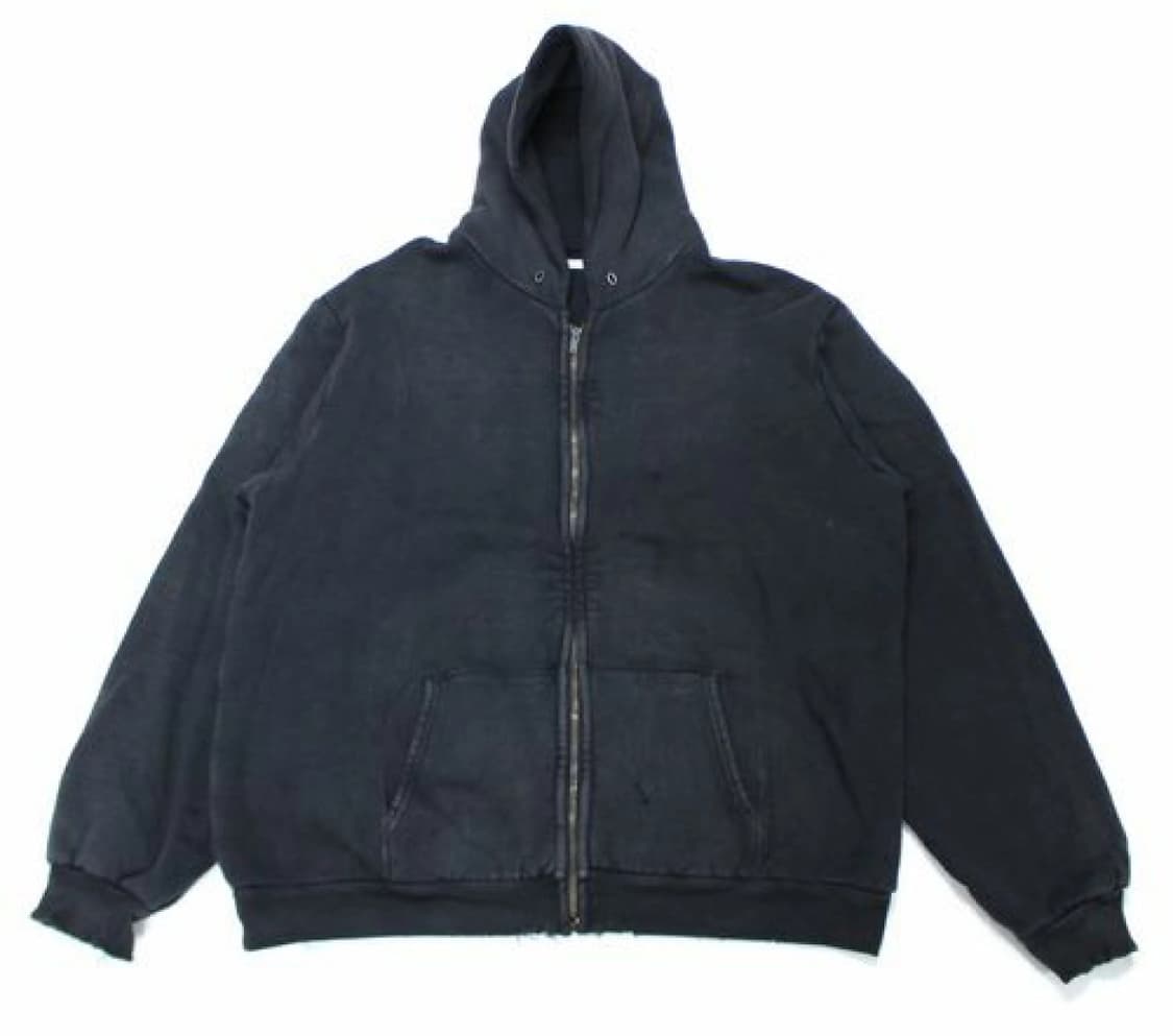 [3] a.press x biotop 24fw 후드집업 블랙 상품이미지1