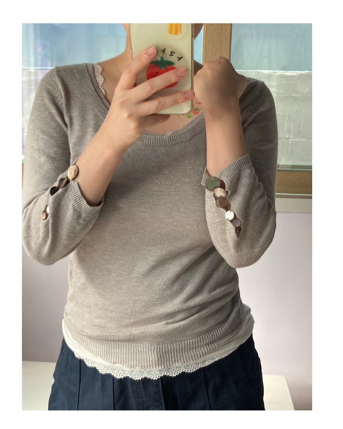 자개 니트 여름, 간절기🌼 상품이미지5