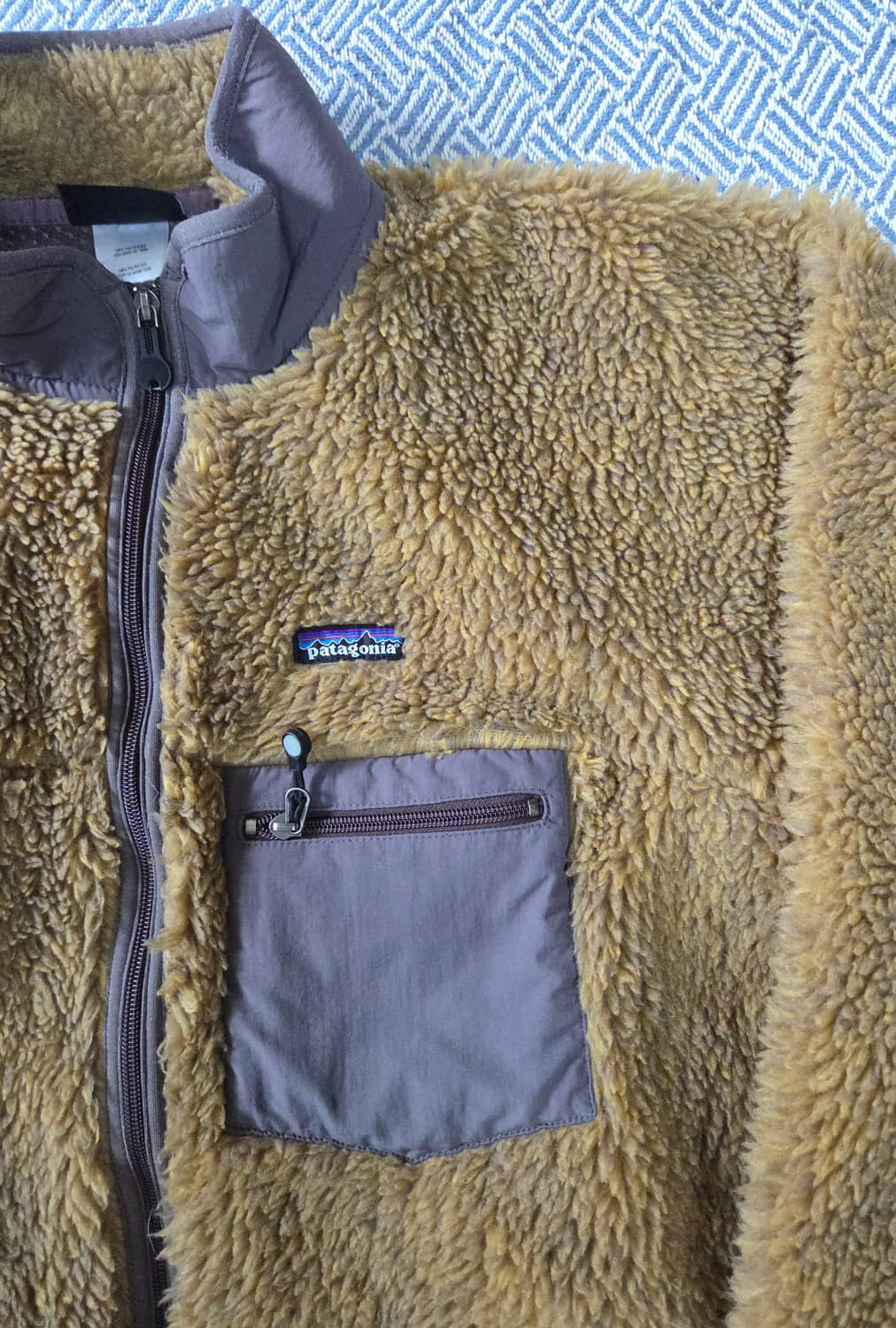 (XL)파타고니아 Mexico 딥파일 잉카골드 레트로 가디건 플리스 상품이미지2