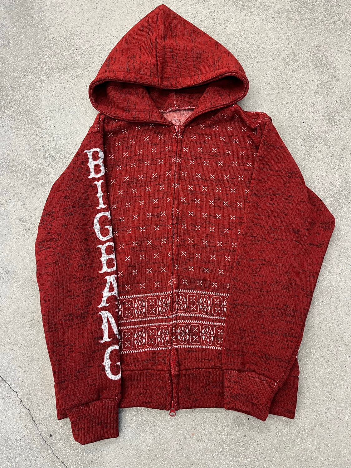 BIGBANG VIP JAPAN 후드 니트 집업 상품이미지3