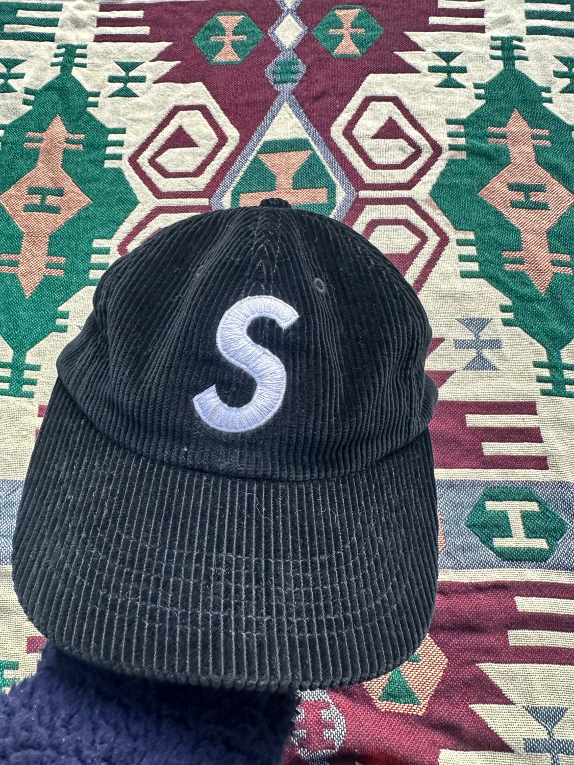 슈프림  s로고 코듀로이 볼캡 상품이미지1