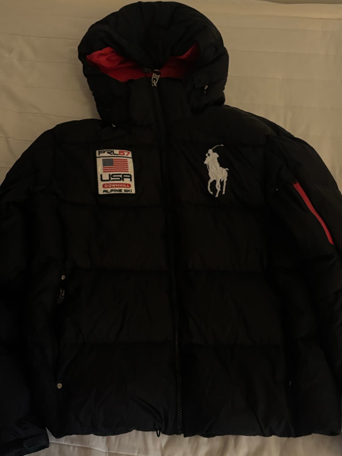 폴로 빅포니 성조기 usa 패딩 상품이미지1