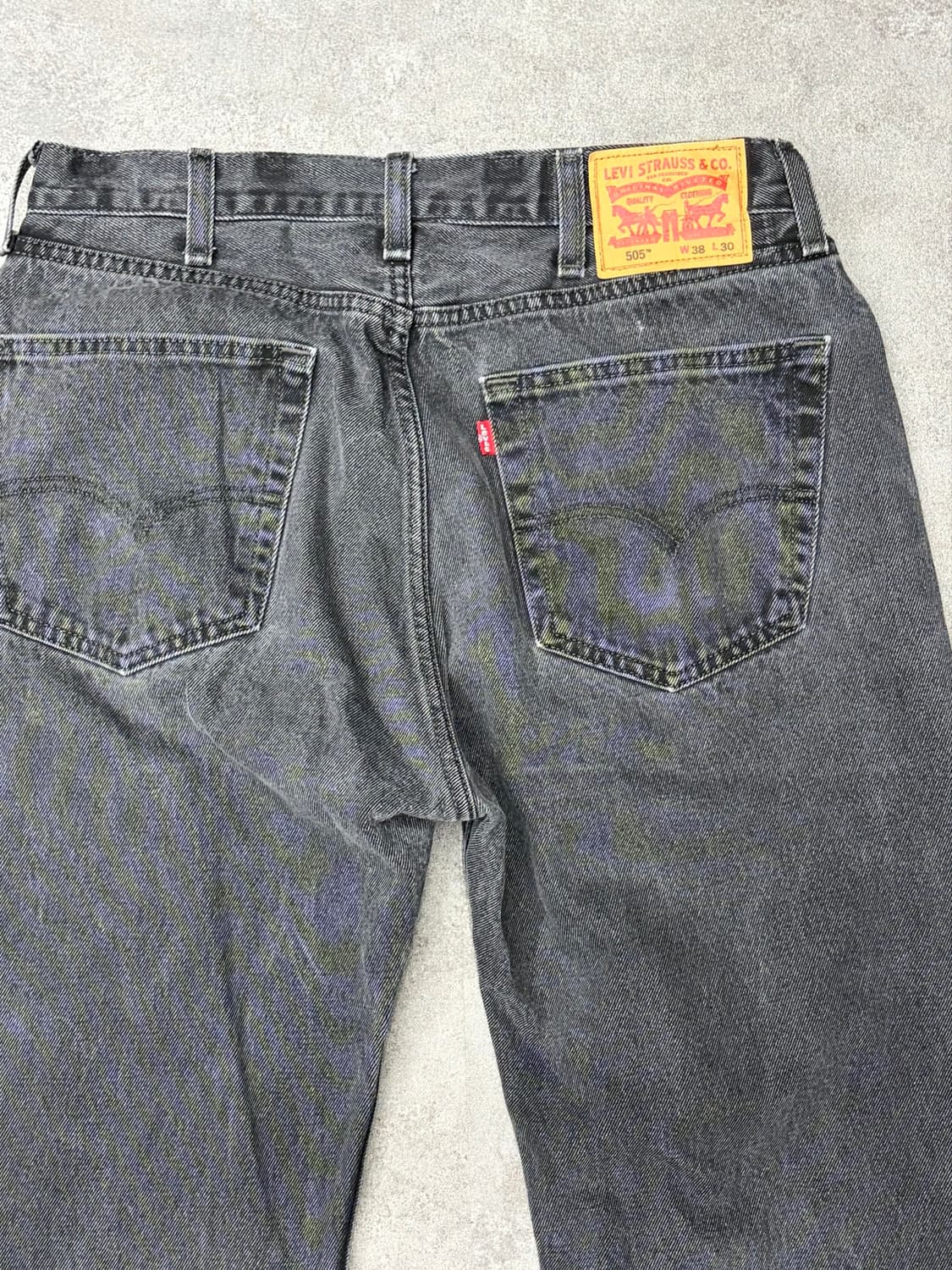 Levis 리바이스 505 블랙 데님 팬츠 상품이미지2