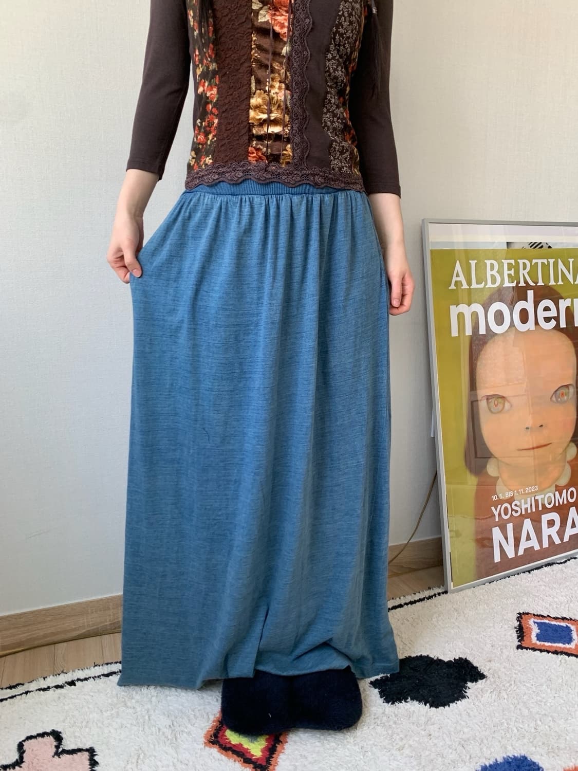 diesel maxi long skirt 상품이미지3