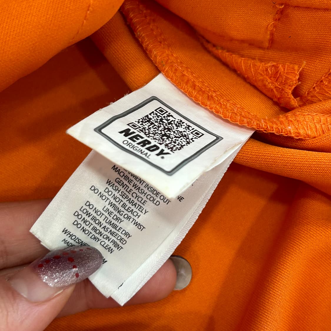 Nerdy 널디 블랙 트랙 오렌지 져지 상품이미지6