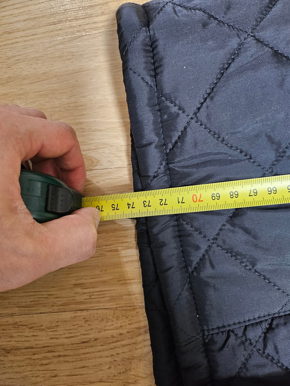 (M)바버 퀄팅 자켓 네이비 상품이미지4