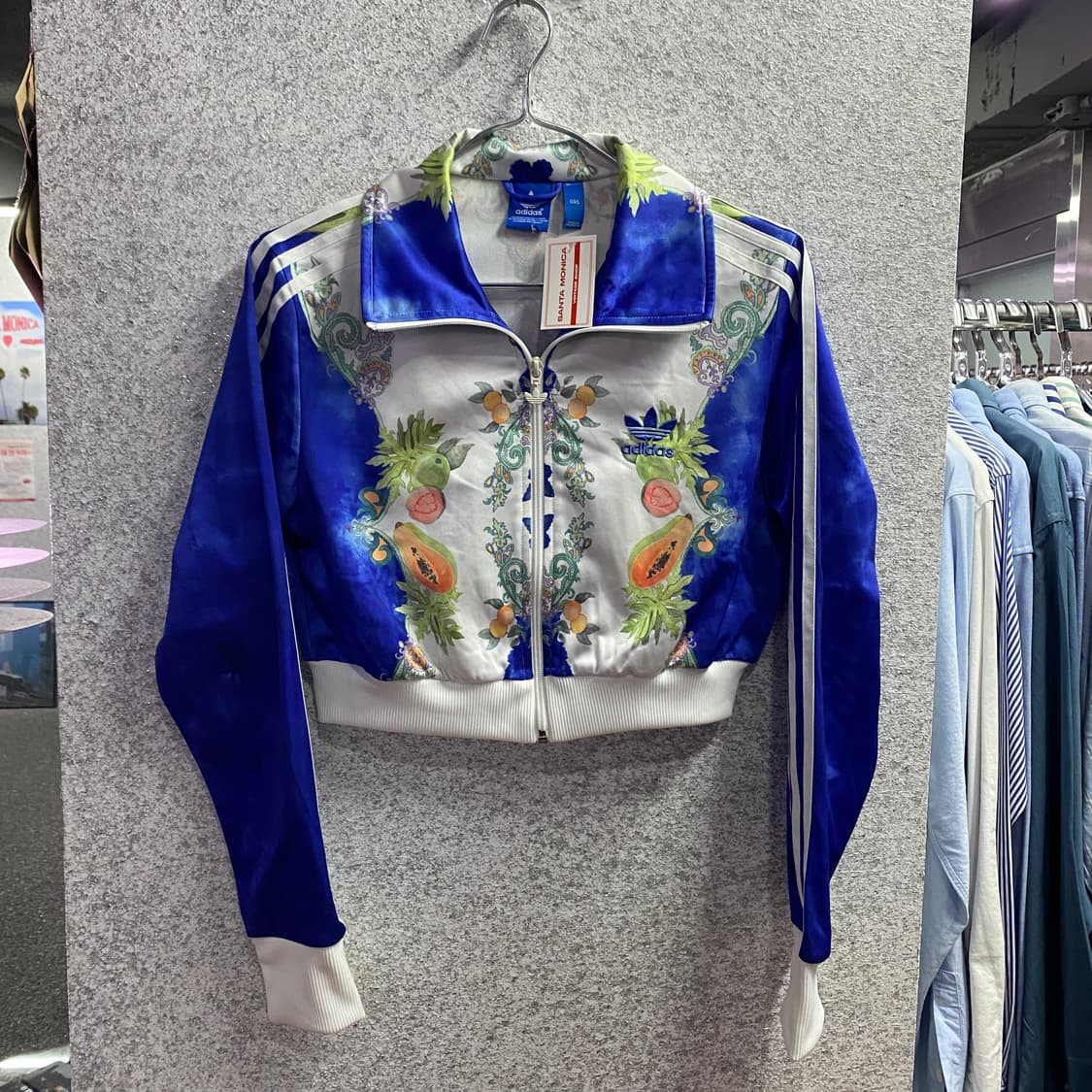 아디다스 00s 오리지널 빅로고 패턴 배색 크롭 트략탑 져지 B3119 상품이미지2