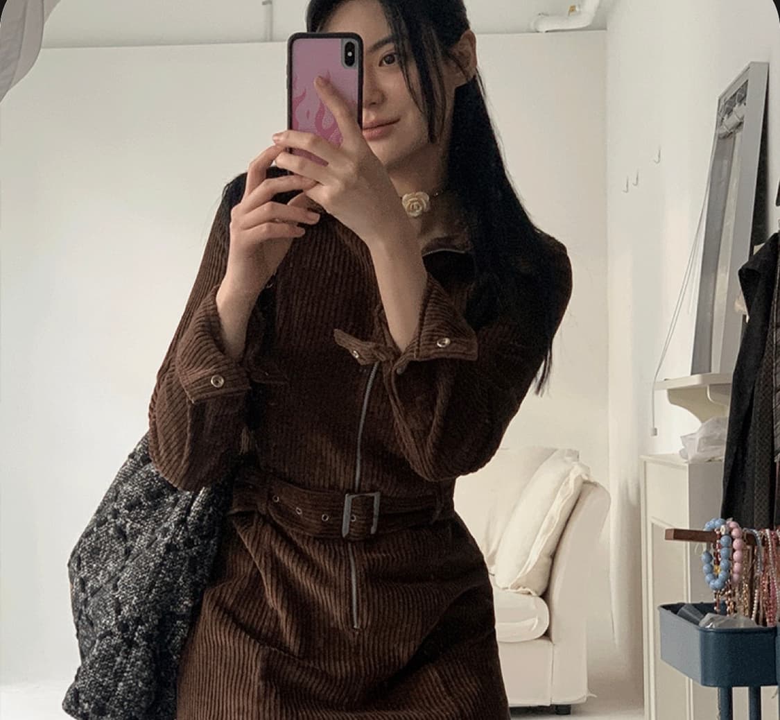 루루서울 웨스턴 우드 점프수트 원피스 상품이미지2