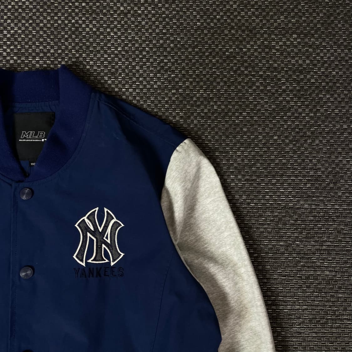 MLB 네이비 로고 블루종 야구점퍼 110 상품이미지3
