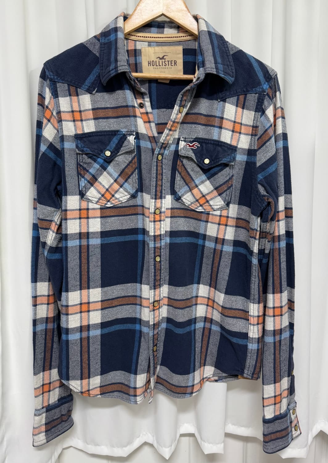 홀리스터 체크 셔츠 상품이미지4