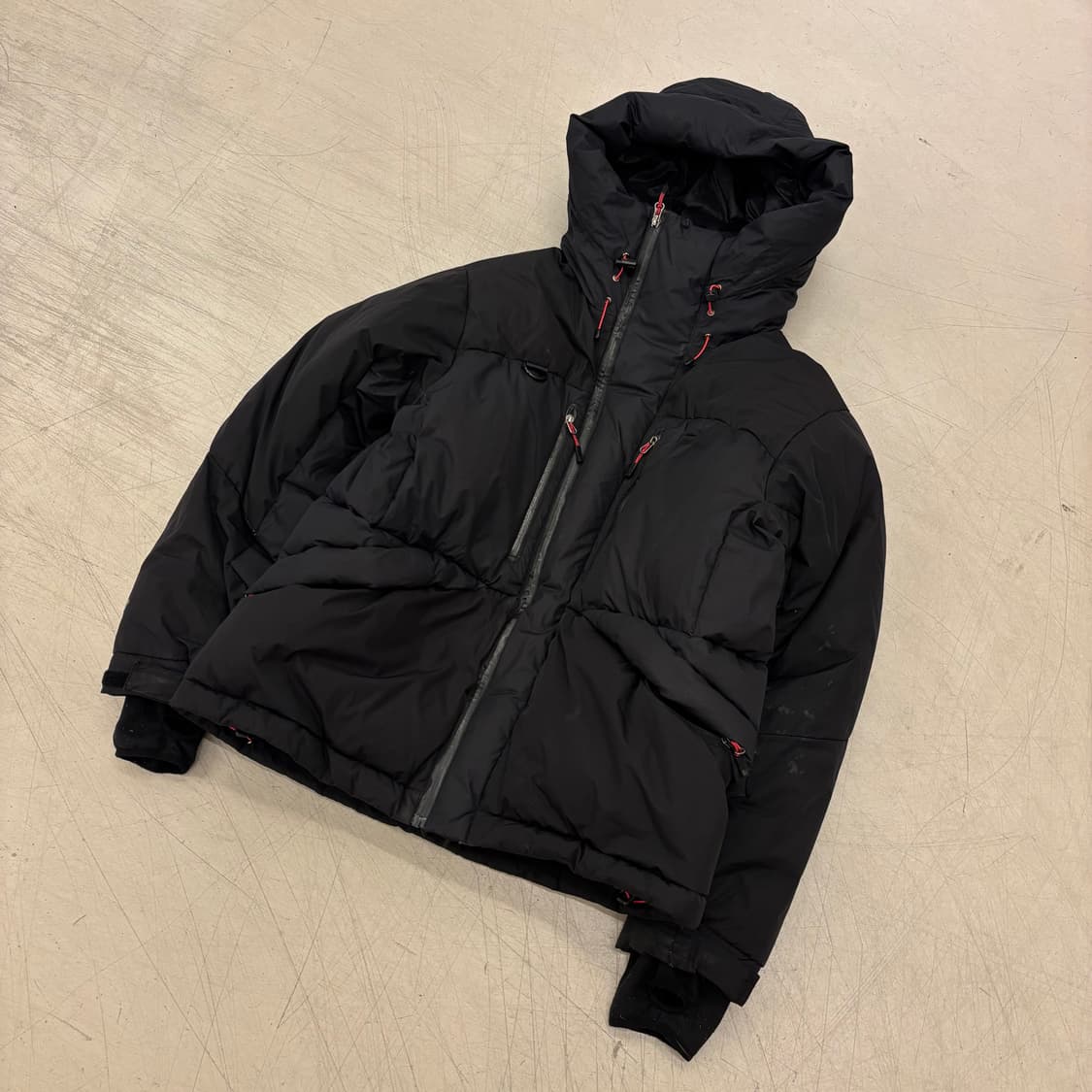 글램 윈드스토퍼 덕다운 푸퍼 패딩 상품이미지1