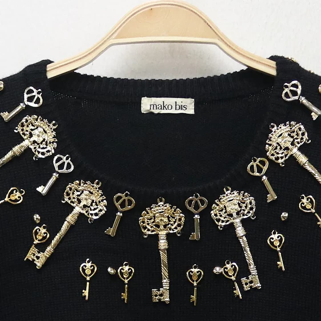 MAKO BIS 골드키  포인트 울 니트 60990 상품이미지3