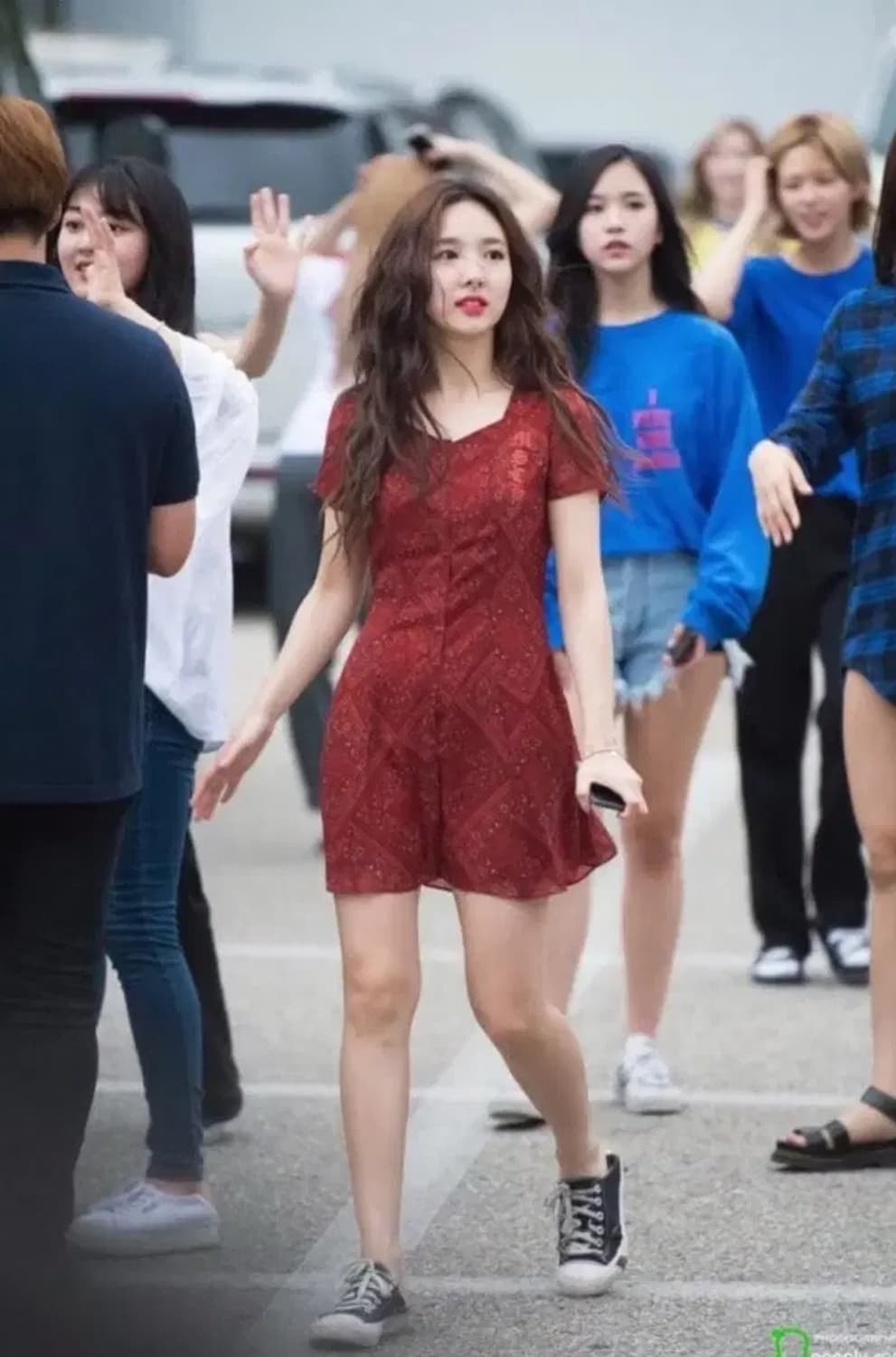 미스치프 페이즐리 원피스 레드 s 상품이미지1