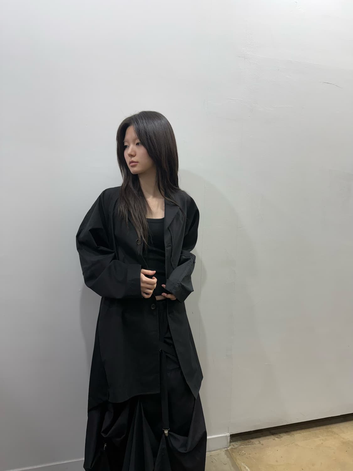 꼼데가르송 트리콧 아카이브 오버핏 패치 코트 상품이미지3