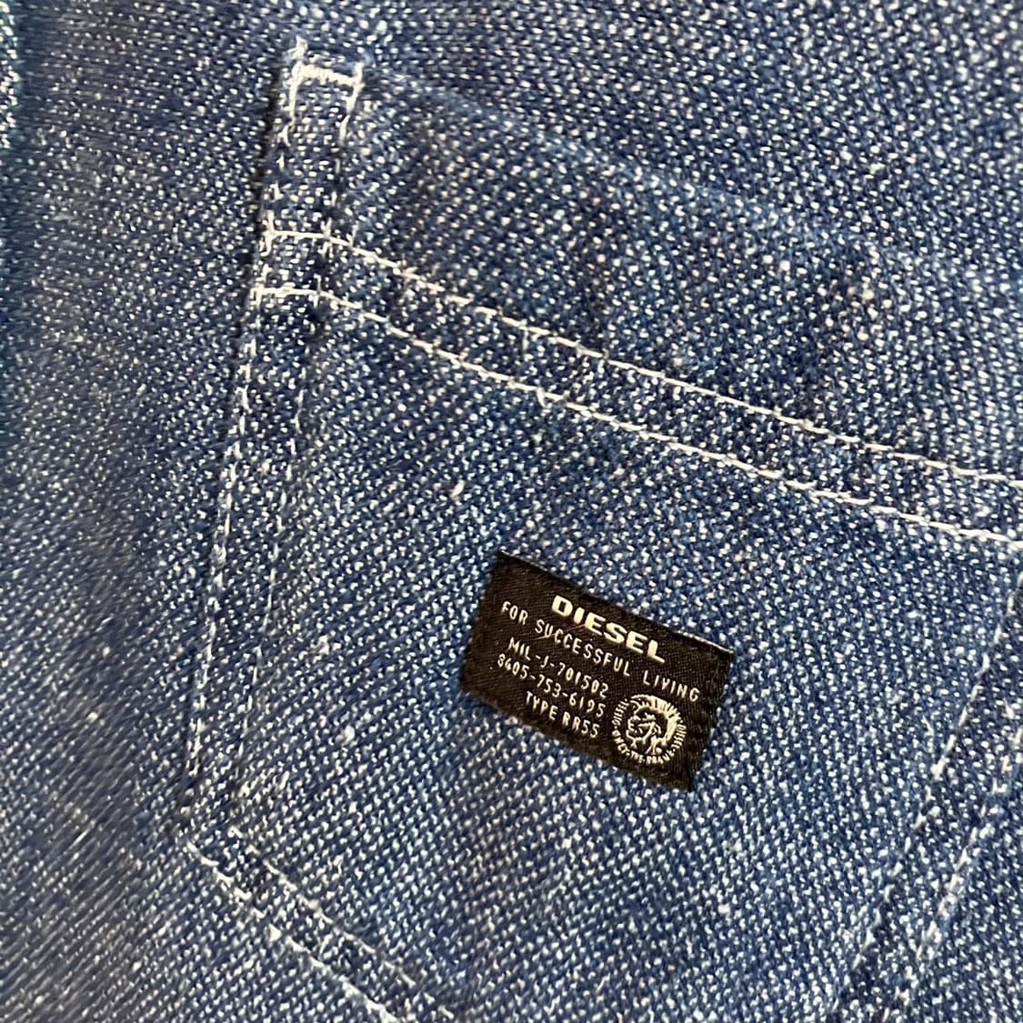 디젤 워크웨어 데님셔츠 상품이미지6