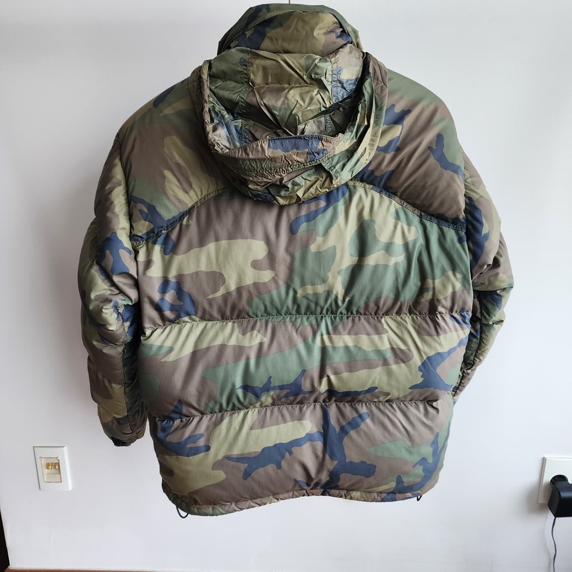 오리지널 일본판 노스페이스 700 눕시 센터로고 카모M(100~105) 상품이미지3