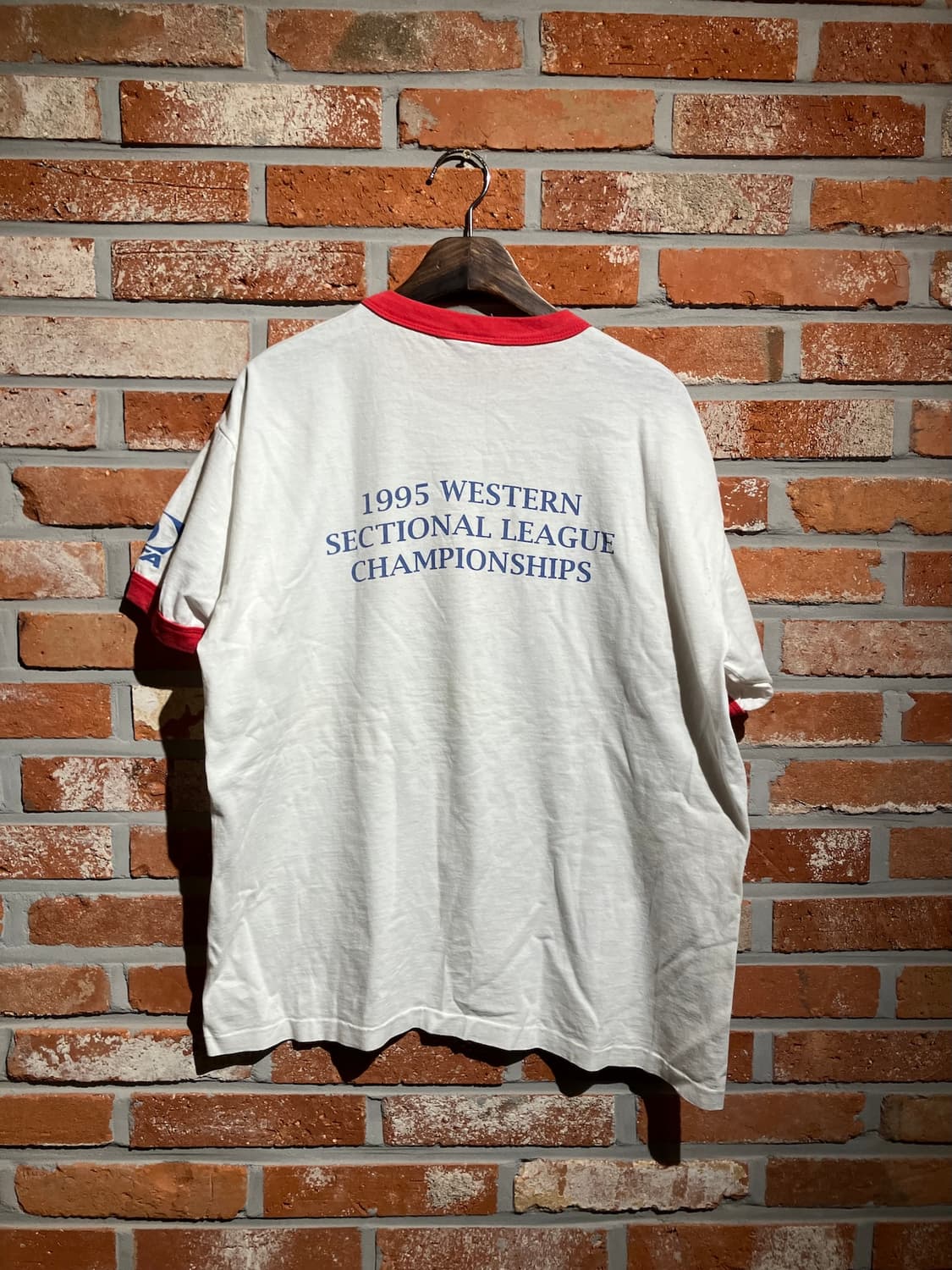 90s USA 빈티지 헤인즈 링거 티셔츠 상품이미지6