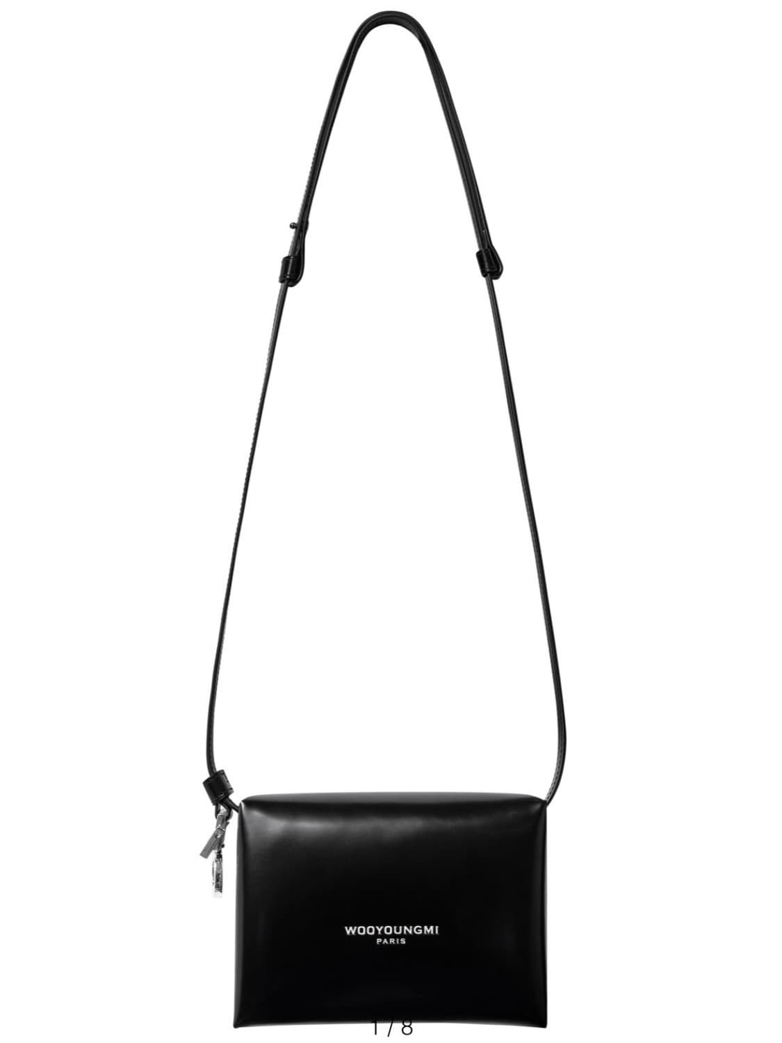 우영미 블랙 폴딩 크로스백 상품이미지2