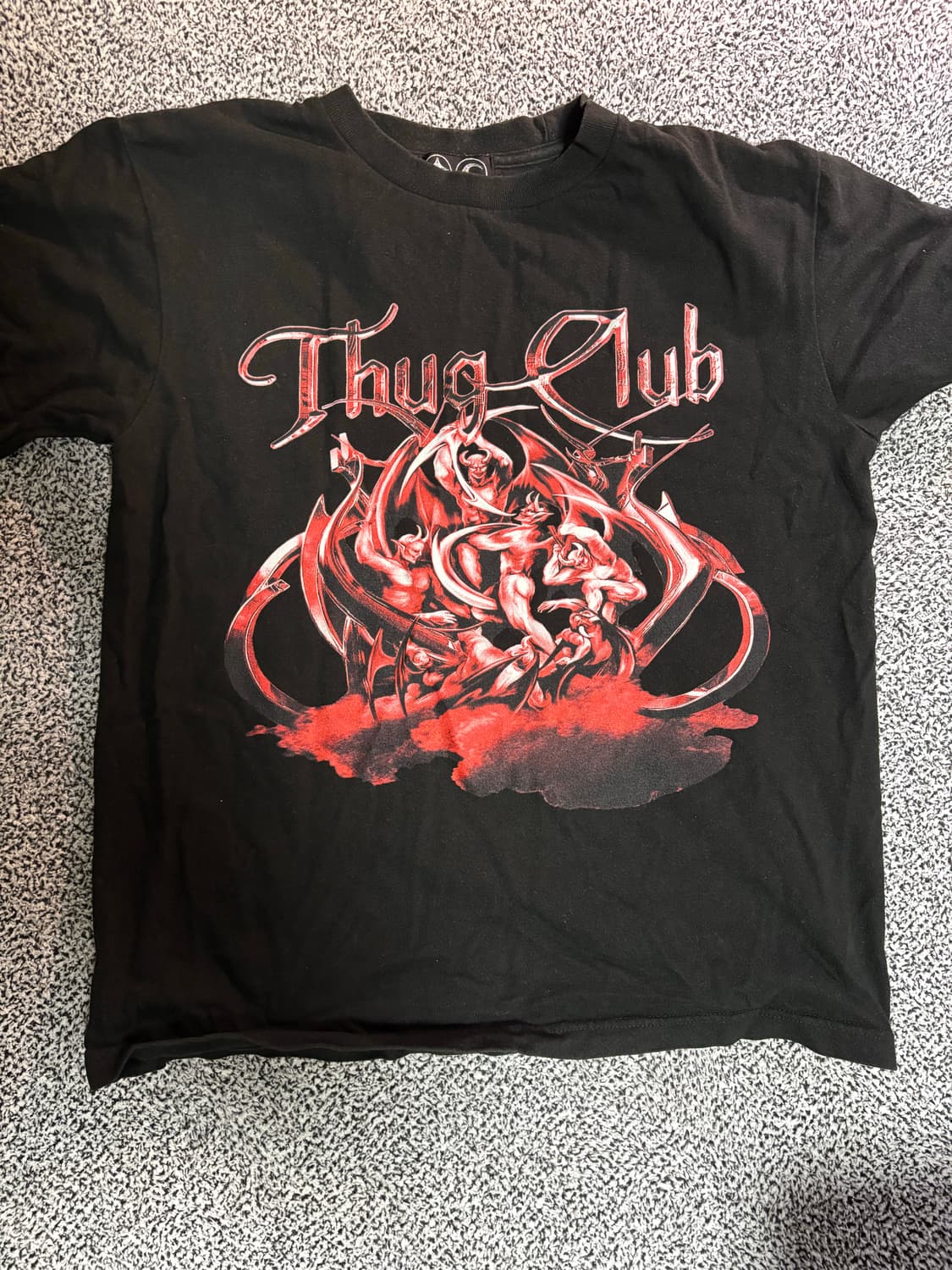 떠그클럽 악마 반팔티 상품이미지1