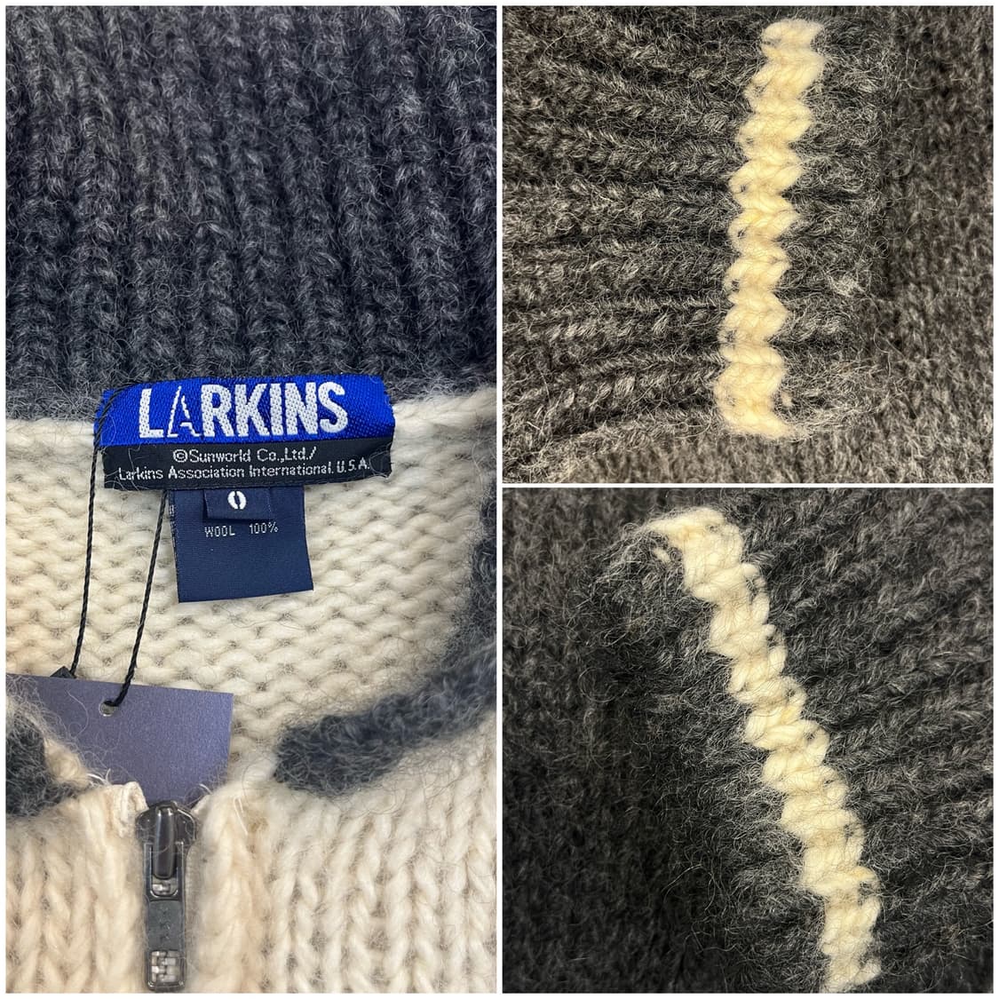 USA 헤비울 아노락 스웨터 #csz2896 상품이미지3