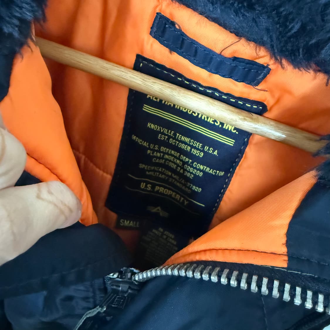 알파인더스트리 N-3B 파카패딩S 상품이미지3