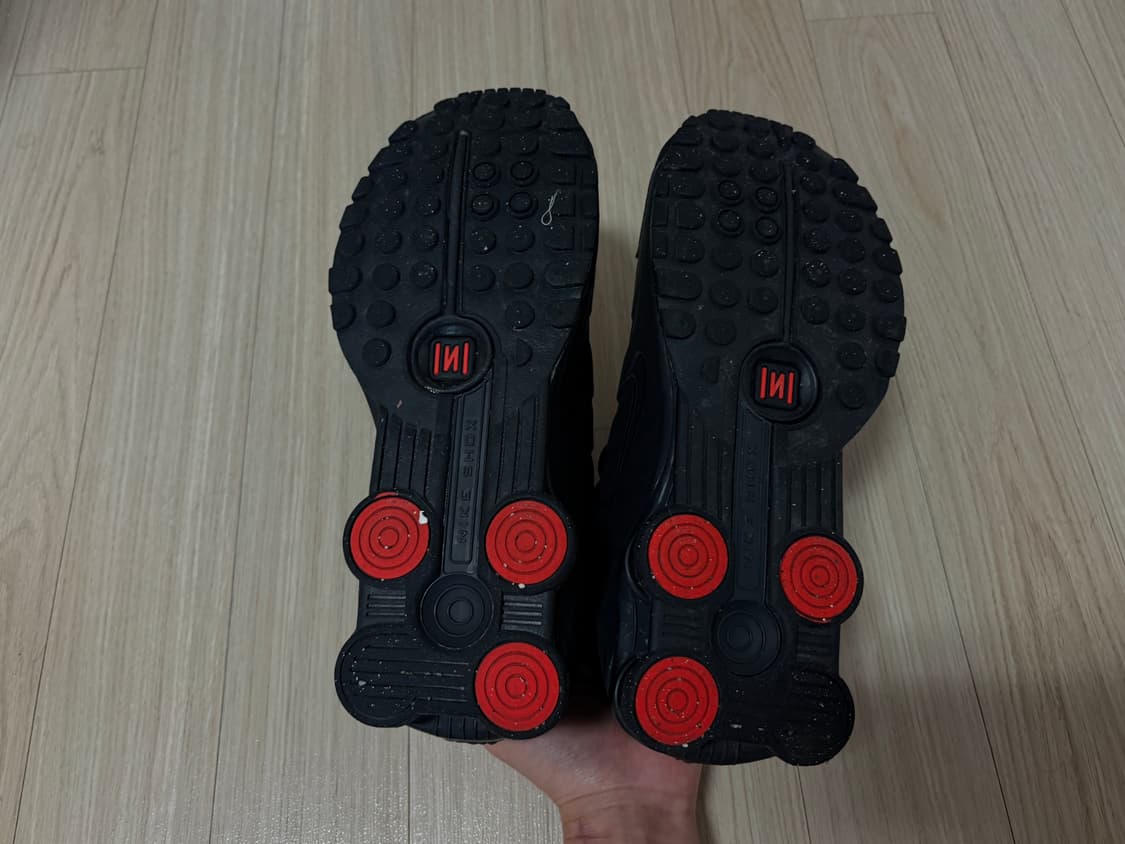 나이키 샥스 R4 블랙 265mm 상품이미지5