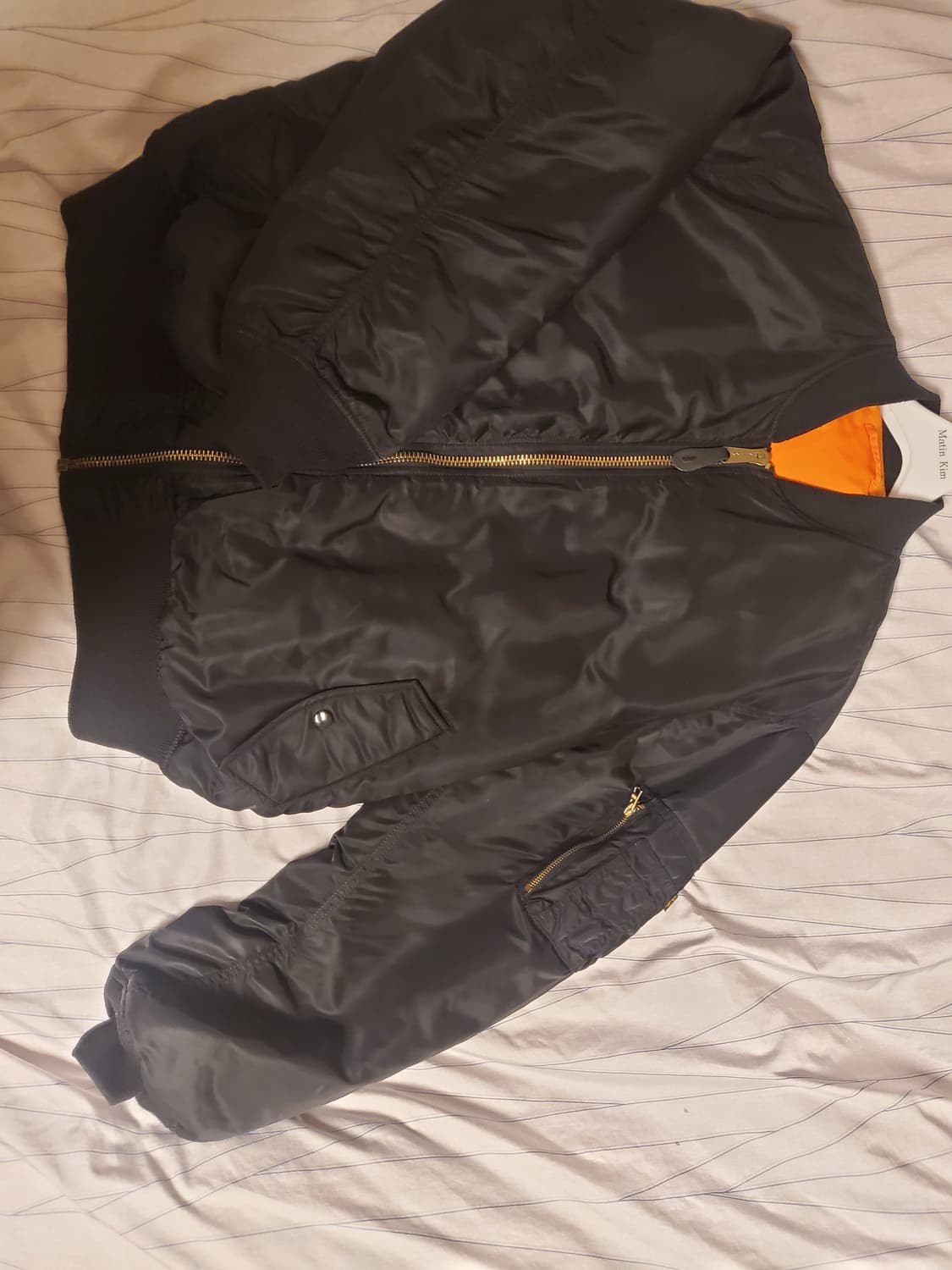 알파인더스트리 MA-1 블랙 항공점퍼 2xl 상품이미지1