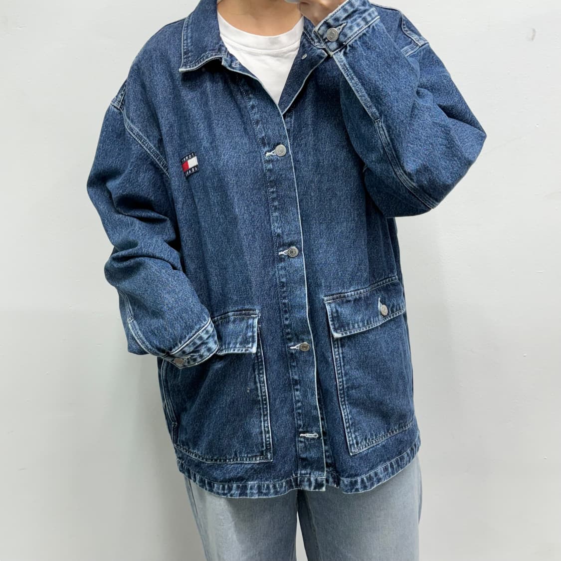 [L] 타미진스 데님 워크자켓 상품이미지2
