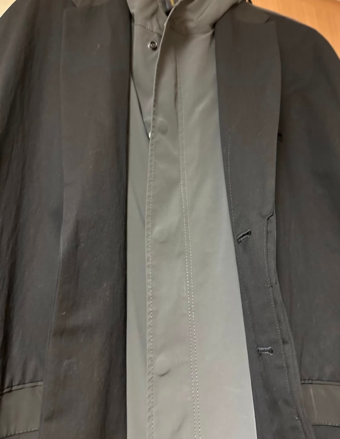 미하라야스히로 레이어드 코트 상품이미지6