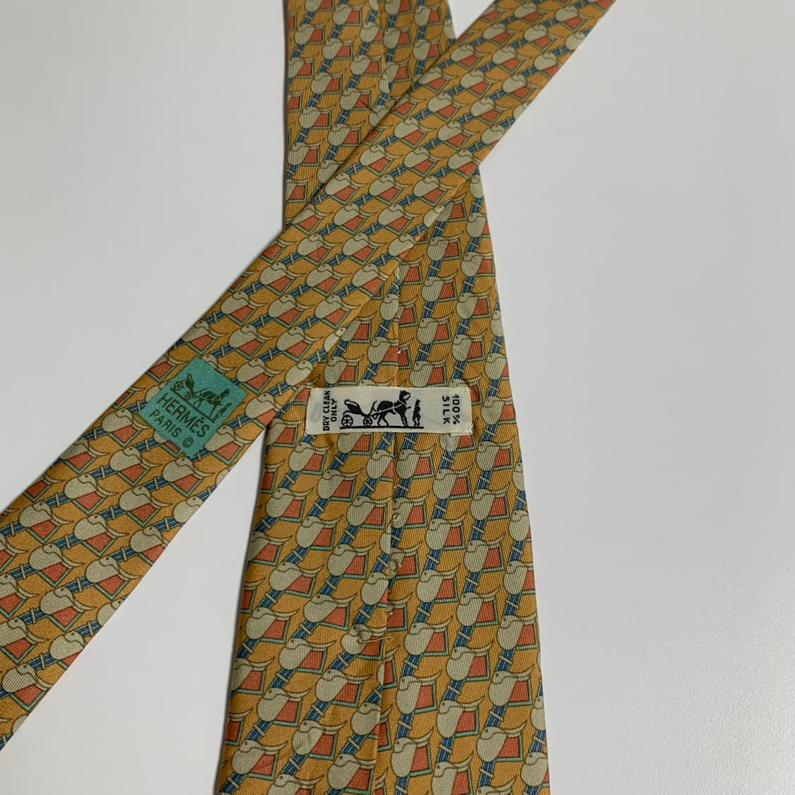 에르메스(HERMES) 명품 빈티지넥타이 100실크 A등급 상품이미지5