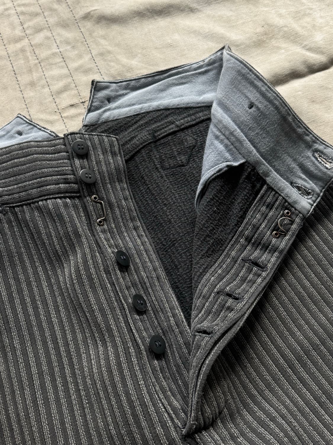 40/50s French Pique Work Pants 상품이미지5