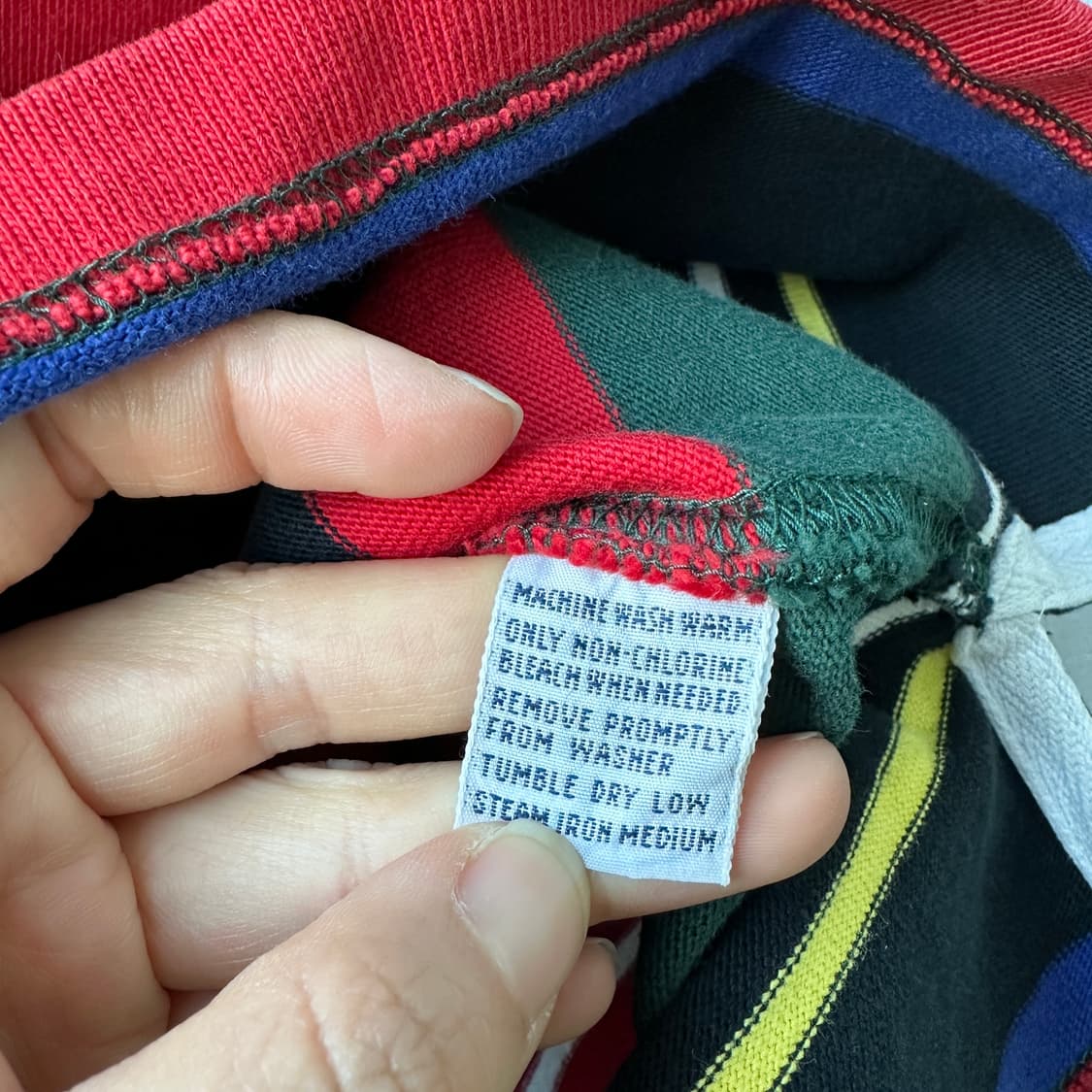 폴로 랄프로렌 구형 럭비 셔츠 커스텀핏 M 상품이미지10