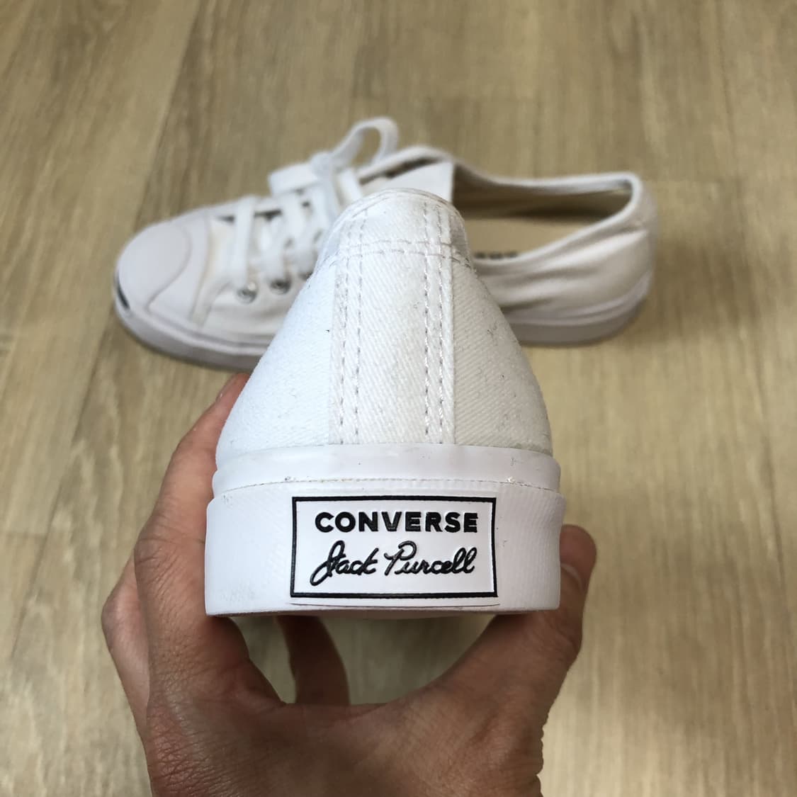 (240) 새상품 컨버스 CONVERSE 잭퍼셀 클래식 화이트 상품이미지3