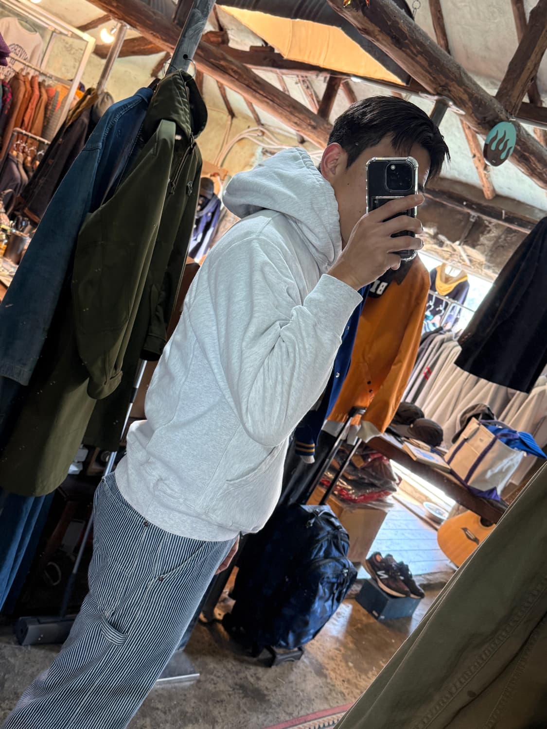 Champion 챔피온 리버스위브 오션시티 프린팅 후디 스웻 상품이미지4