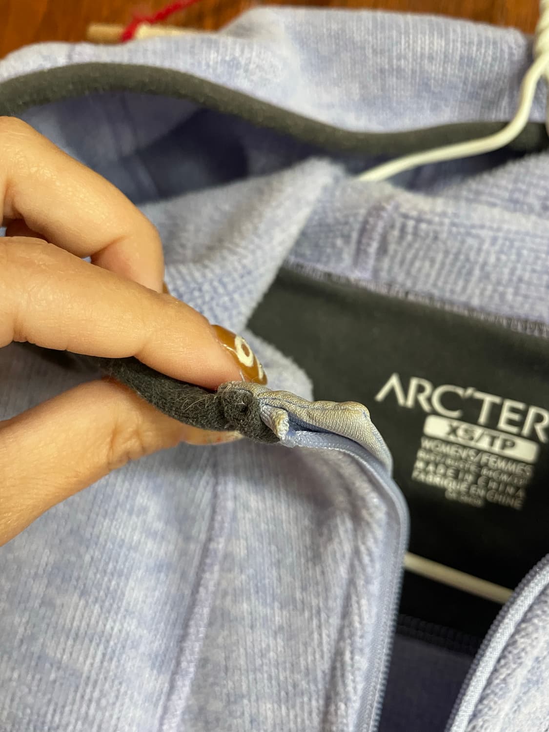 아크테릭스 후드집업 여성xs 상품이미지4